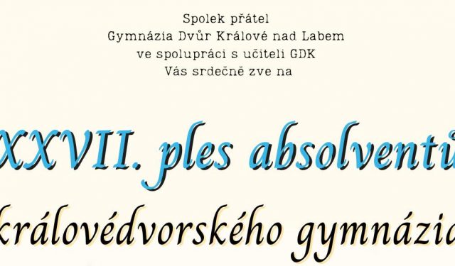 Ples absolventů gymnázia